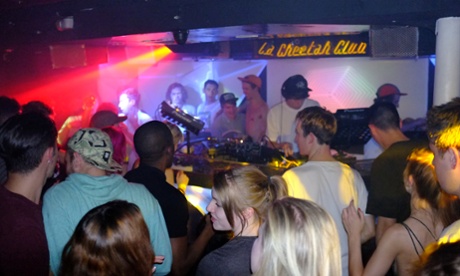 Getting sweaty: basement club La Cheetah, beneath Max's Bar.