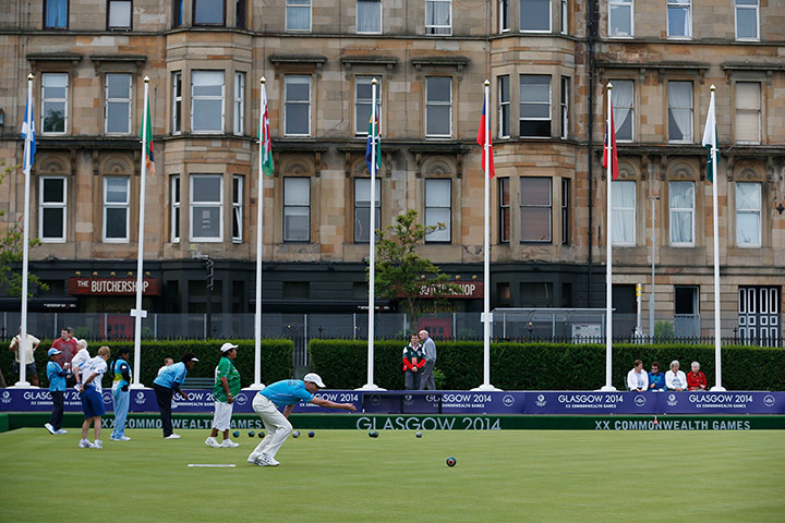 Tom Jenkins day 1: Falklands Islands skip Michael Reive