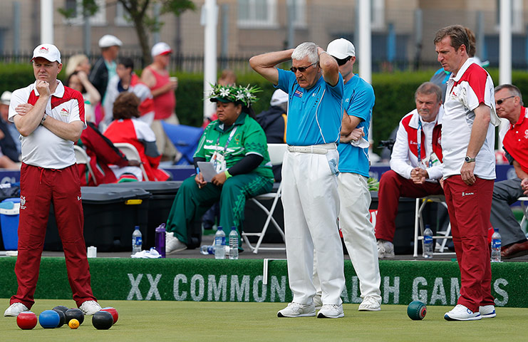 Tom Jenkins day 1: Dejection for Barry Ford of the Falkland Islands
