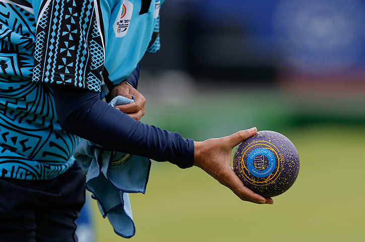 Tom Jenkins day 1: A Fijian lady prepares to bowl