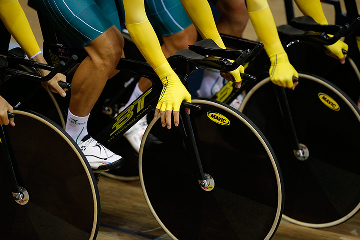 Tom Jenkins day 1: The Australian mens team pursuit riders