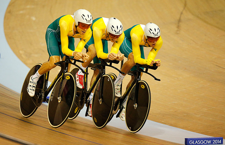 Tom Jenkins day 1: Australian men's pursuit team