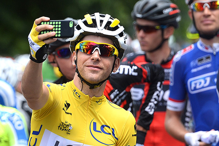 Best TDF 2014: Tony Gallopin Selfie
