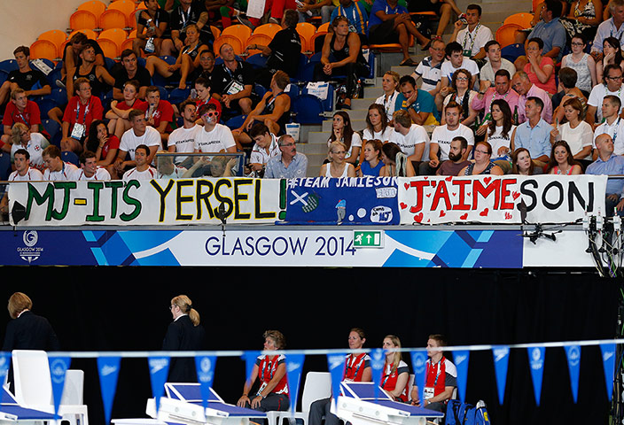 Tom Jenkins day one: Michael Jamieson fans