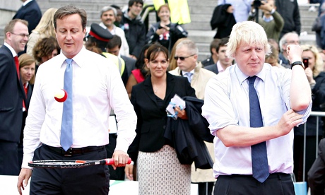 David Cameron and Boris Johnson