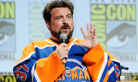 Kevin Smith addresses the audience during The Musk of Tusk: An Evening with Kevin Smith