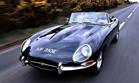 E type Jaguar car