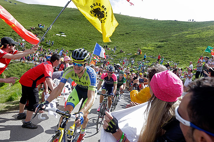 Best TDF 2014: Australia's Michael Rogers fights his way through the mountain crowds