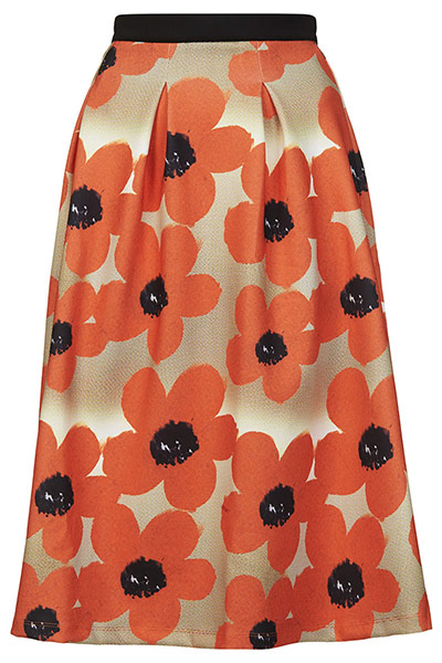 Skirt gallery: Floral midi skirt,