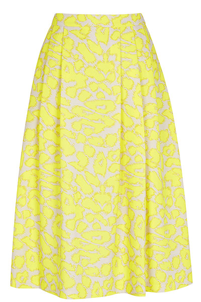 Skirt gallery: Animal print midi skirt