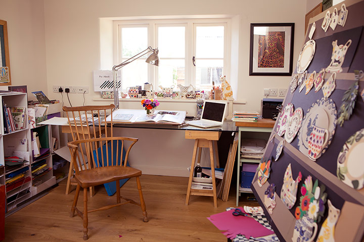 Pat Albeck : Pat Albeck's studio