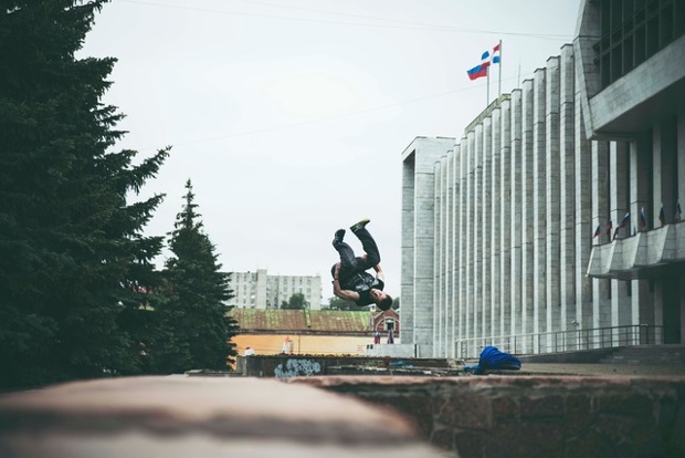 Parkour in Perm