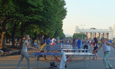 Table tennis in Gorky Park
