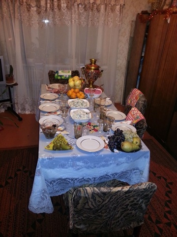 Dinner celebration Russia