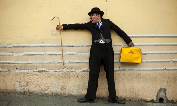 The Parade of Clowns as part of the sixth annual Latin American Clown Congress in Guatemala City