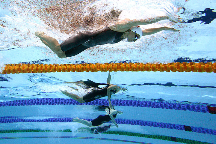 underwater: Katerine Savard of Canada 