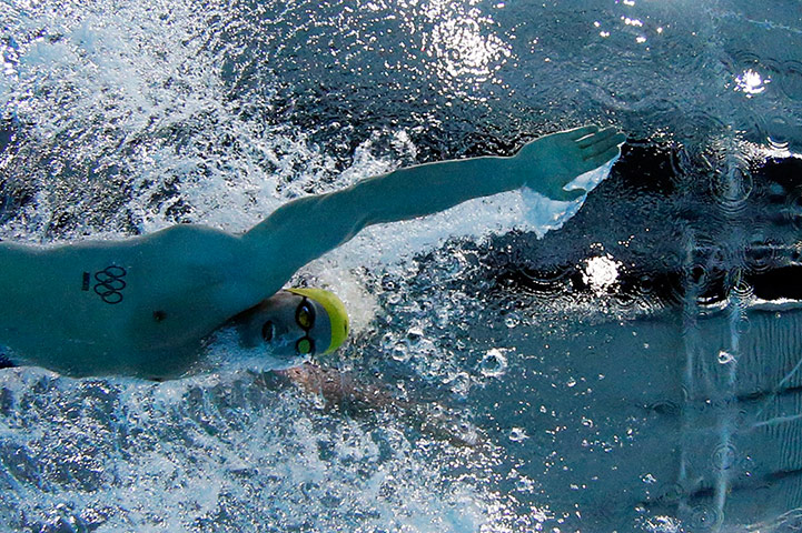 underwater: James Magnussen of Australia 