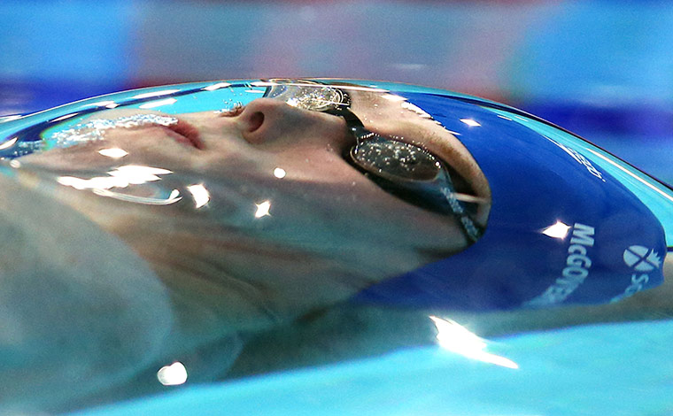 underwater: Andrew McGovern