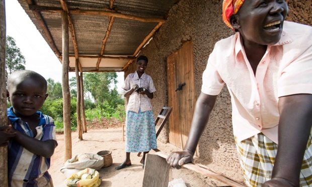 African farmer friends