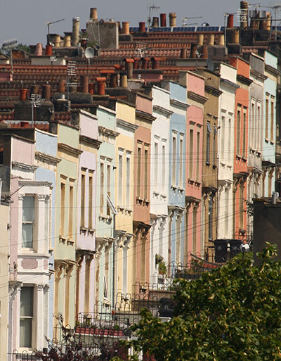 In pictures: Terraced street of houses