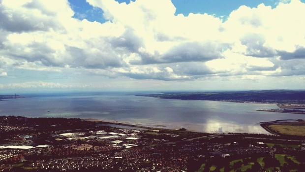 'View from Cavehill, Belfast.'