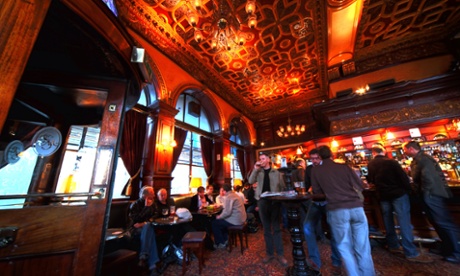 The interior of the Guildford Arms, Edinburgh