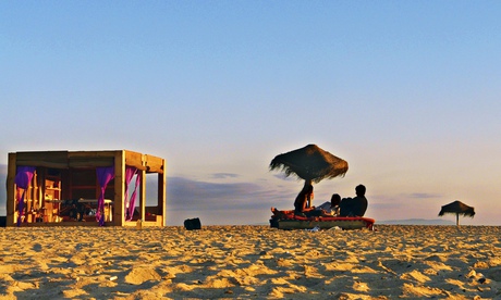 Beach at Zahara de los Atunes, southern Spain.