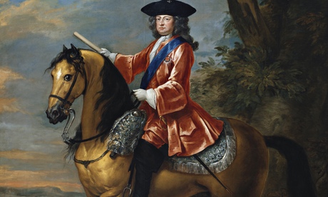 Detail from portrait of George I by John Vanderbank
