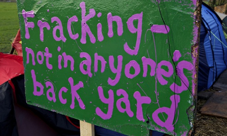 Anti-fracking protest