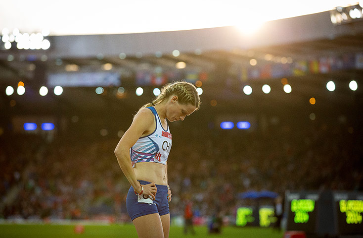Athletics at Ibrox: Eilidh Child of Scotland