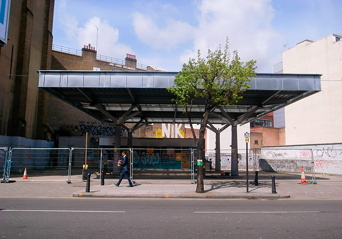 Assemble Architects: Cineroleum, in Clerkenwell, London.