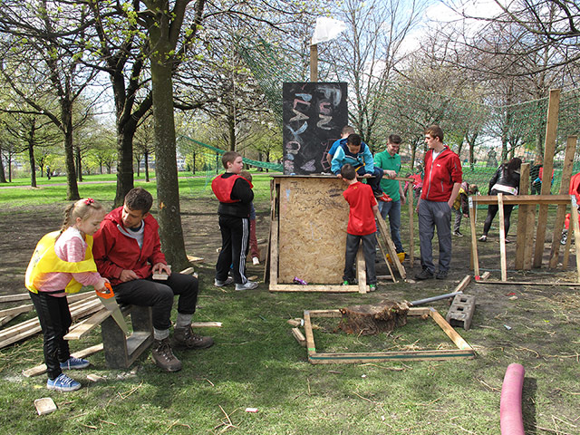 Assemble Architects: Childrens playground in Glasgow.