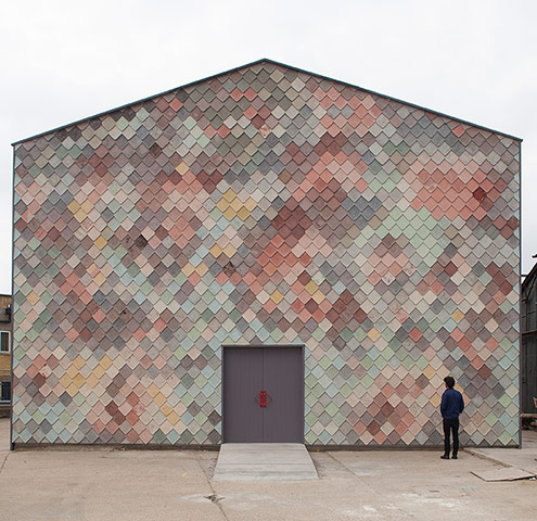 Assemble Architects: Exterior of the Yardhouse.