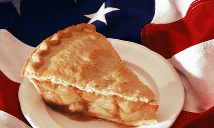 Apple pie and the stars and stripes