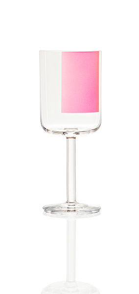 Outdoor eating: Hay red wine glass, £22, goodhoodstore.com