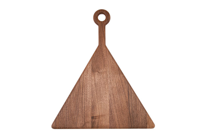 Outdoor eating: Plank American walnut chopping board, £185, scp.co.uk
