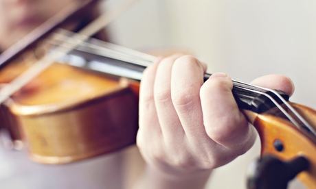 Girl playing violin II