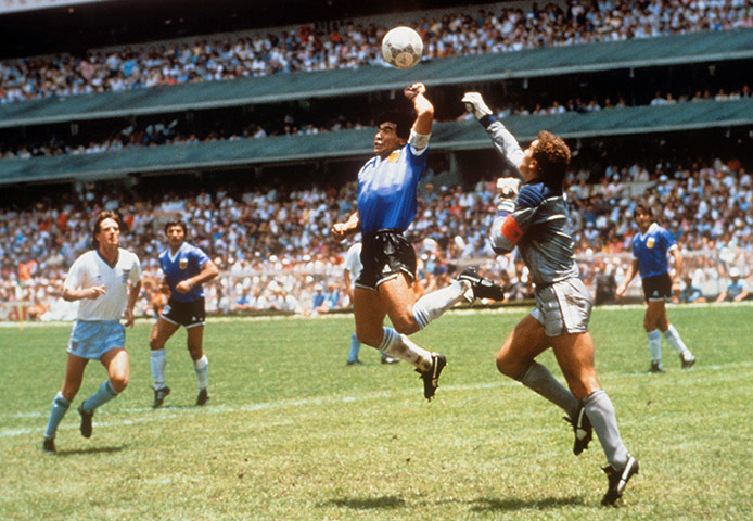 Best World Cup photos.: Argentina v England - Estadio Azteca, Mexico City