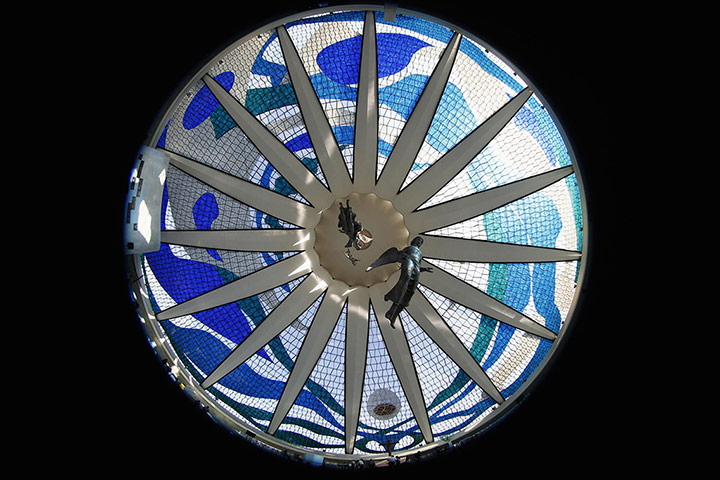 20 photos: The cathedral building designed by architect Oscar Niemeyer in Brasilia