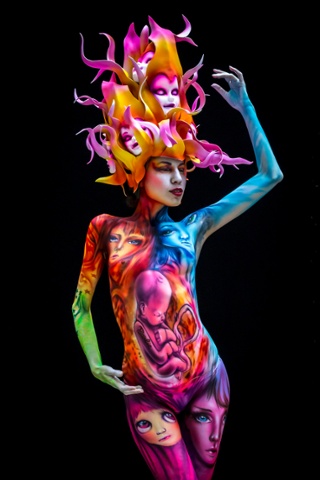 The world bodypainting festival has taken place since 1998 and calls itself 