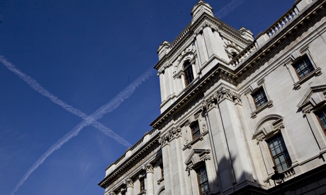 The Treasury building in Whitehall