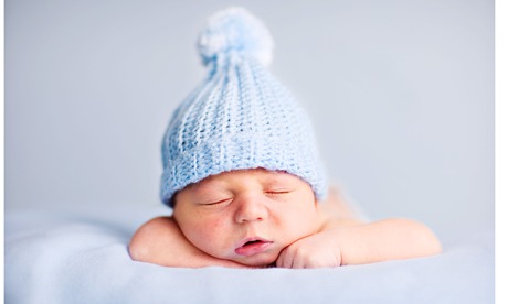 Newborn baby sleeping