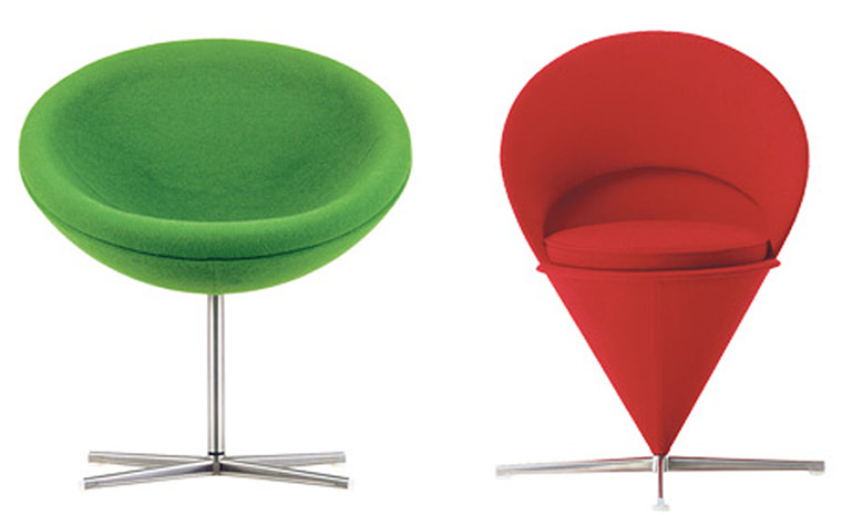 Vitra: Panton chairs