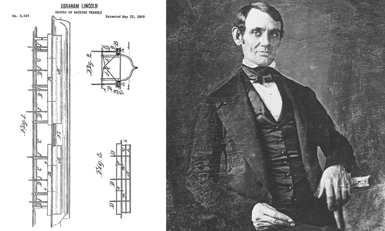 Celeb patents: Abraham Lincoln patent