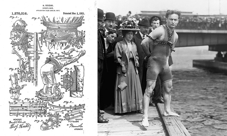 Celeb patents: Harry Houdini patent