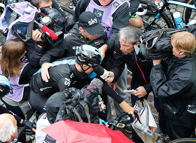 froome: Froome at start