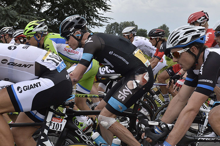 froome: Britain's Christopher Froome injured 