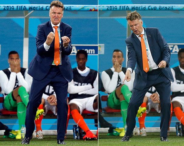 argies v dutch: Louis van Gaal 