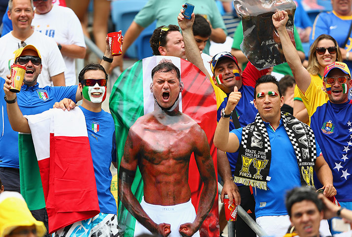 sport: Italy v Uruguay: Group D - 2014 FIFA World Cup Brazil