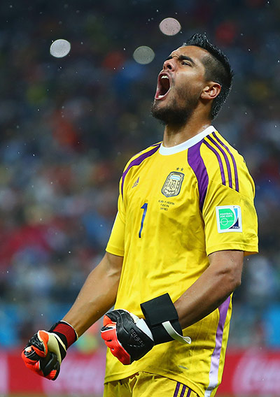 argies v dutch: Romero is chuffed